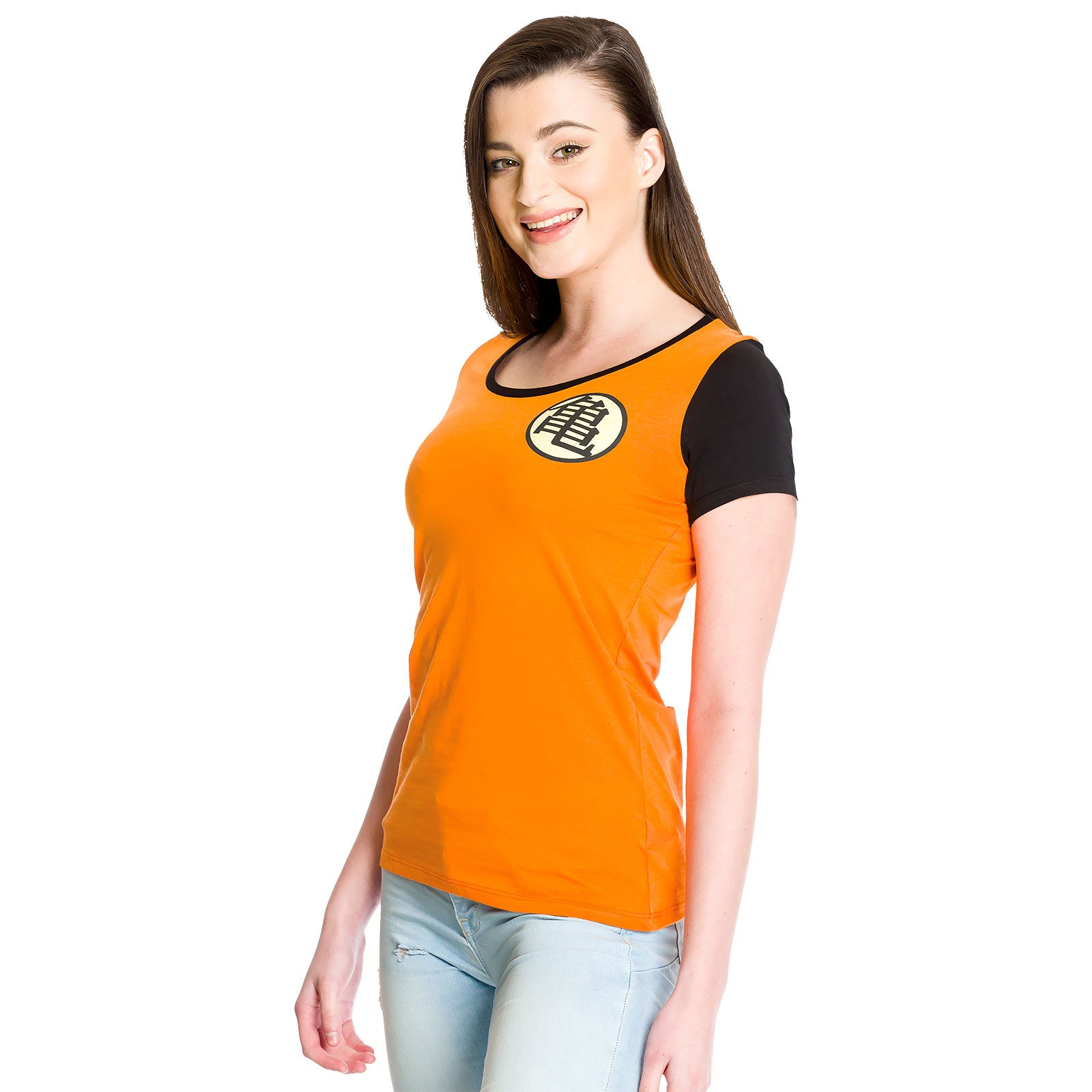 Product image Dragon Ball - Kame Symbol Girlie Shirt orange