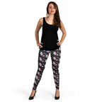 Immagine del prodotto Bambi - Leggings Flower Power di Tamburino nero