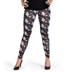 Immagine del prodotto Bambi - Leggings Flower Power di Tamburino nero