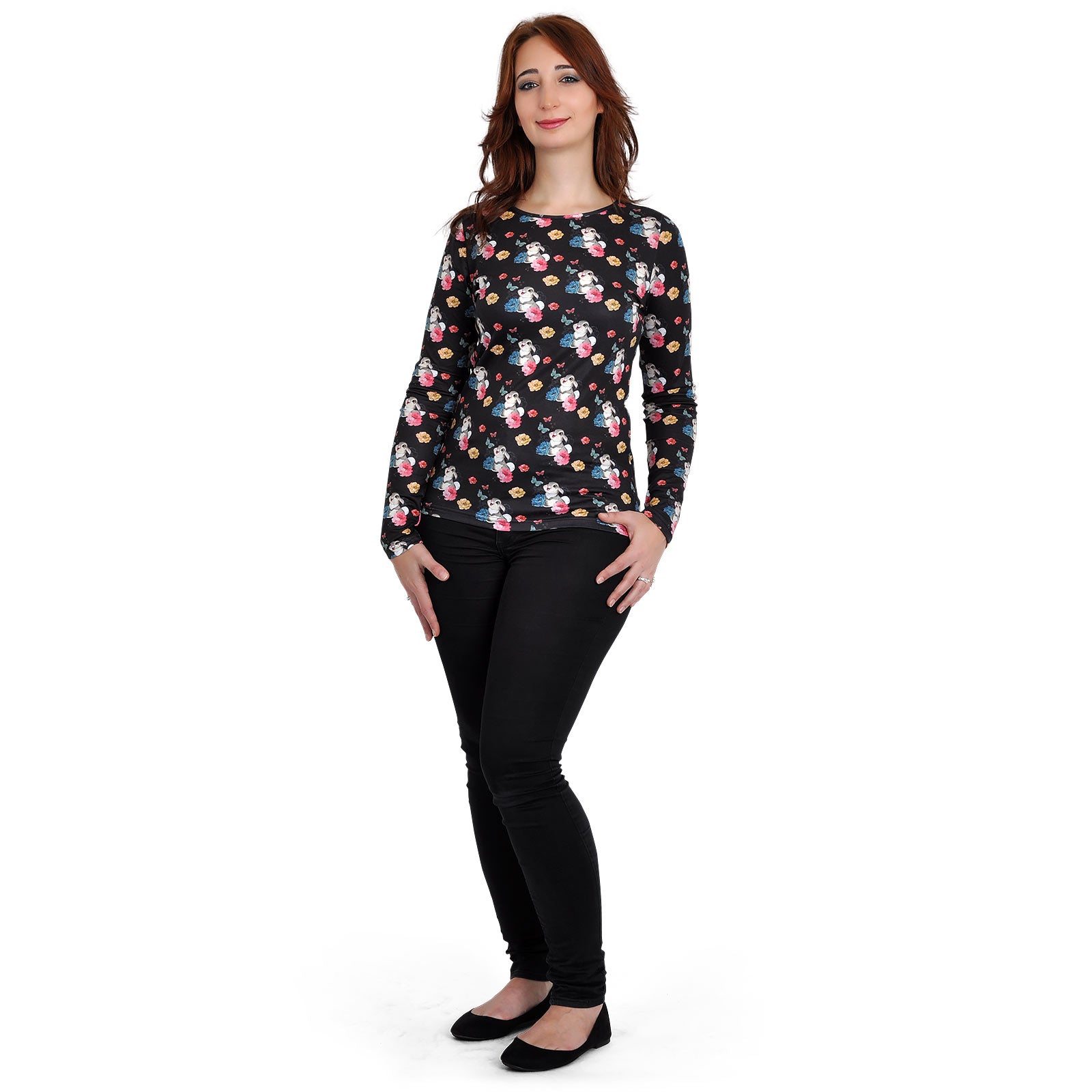 Immagine del prodotto Bambi - Klopfer Flower Power Maglia a maniche lunghe nera