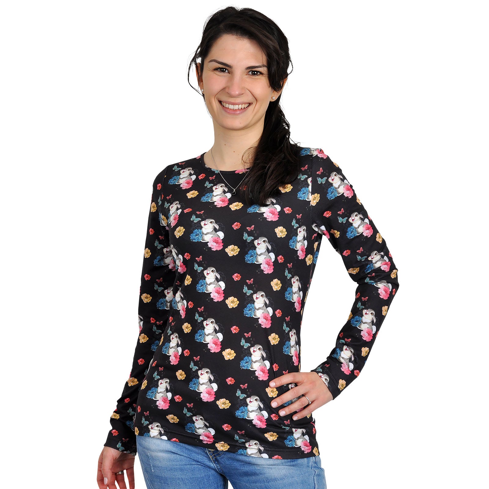 Immagine del prodotto Bambi - Klopfer Flower Power Maglia a maniche lunghe nera