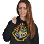 Immagine del prodotto Harry Potter - Felpa con cappuccio Hogwarts nera
