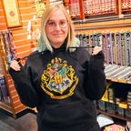 Immagine del prodotto Harry Potter - Felpa con cappuccio Hogwarts nera