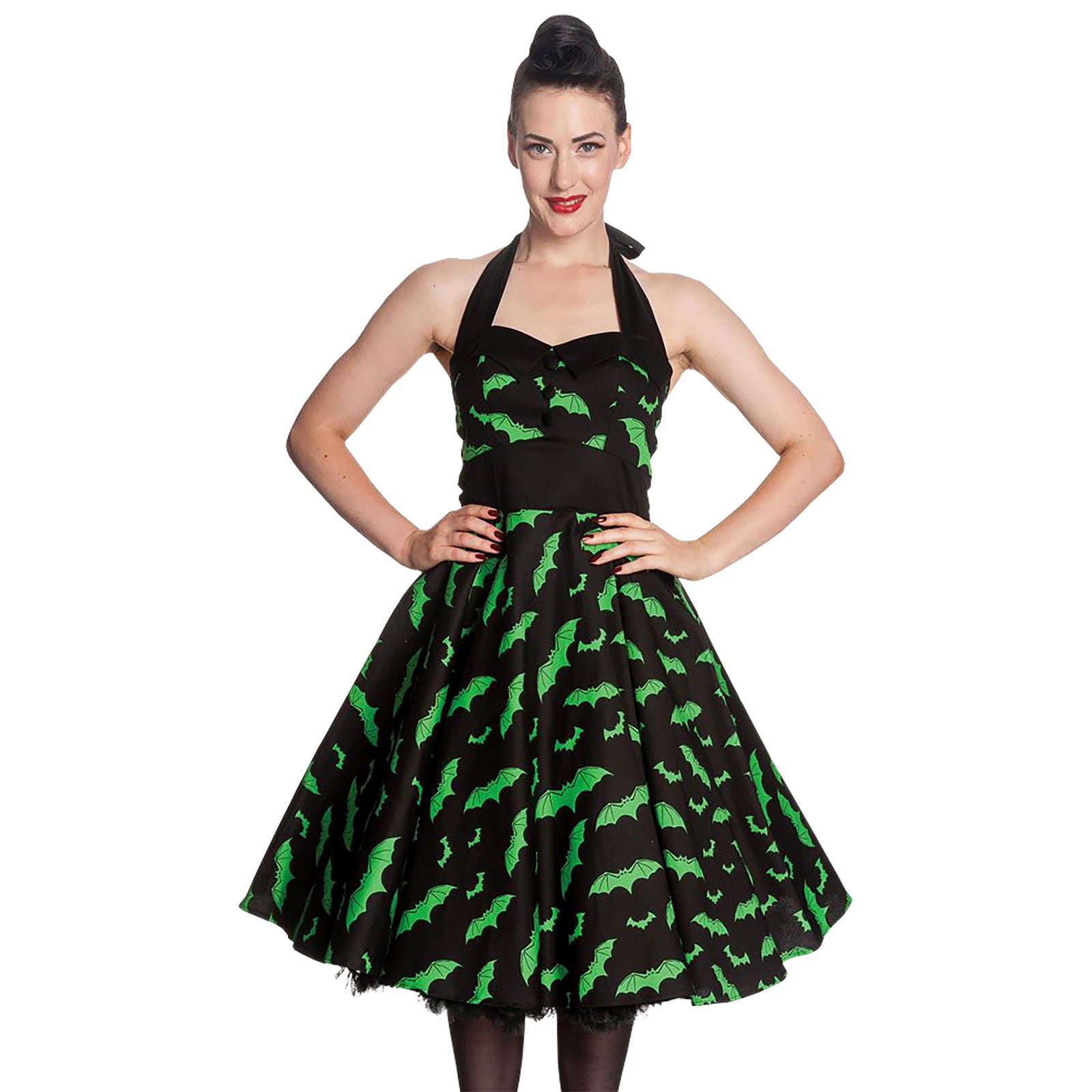 Immagine del prodotto Abito Rockabilly Bat nero-verde