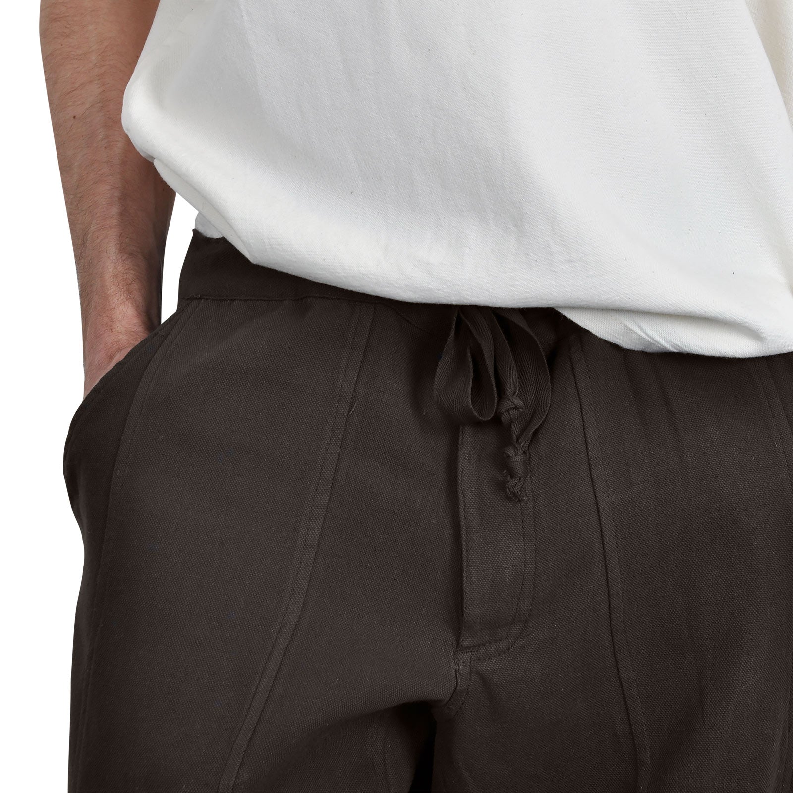 Immagine del prodotto Pantaloni Bertram per uomo con lacci sul polpaccio marroni