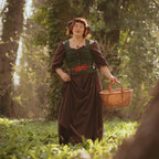 Product image Medieval Short Sleeve Dress Brown