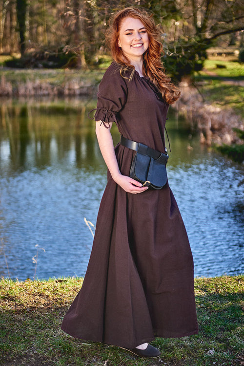 Immagine del prodotto Vestito medievale a maniche corte marrone