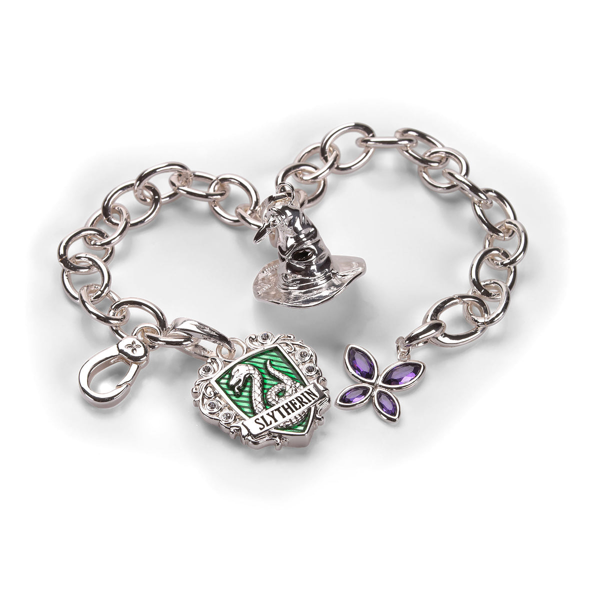 Immagine del prodotto Harry Potter - Braccialetto Charm Lumos Slytherin
