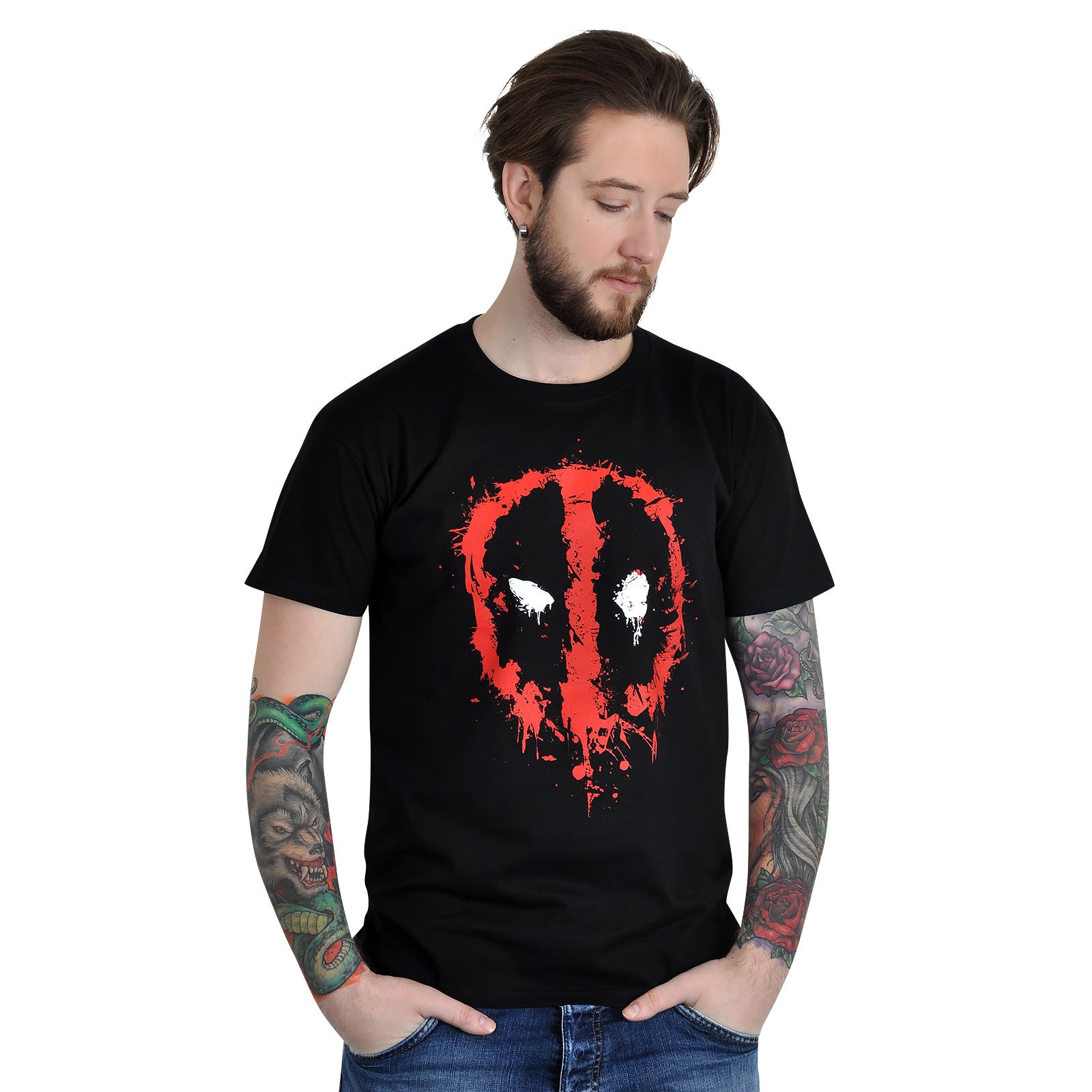 Immagine del prodotto Deadpool - T-shirt Splatter nera