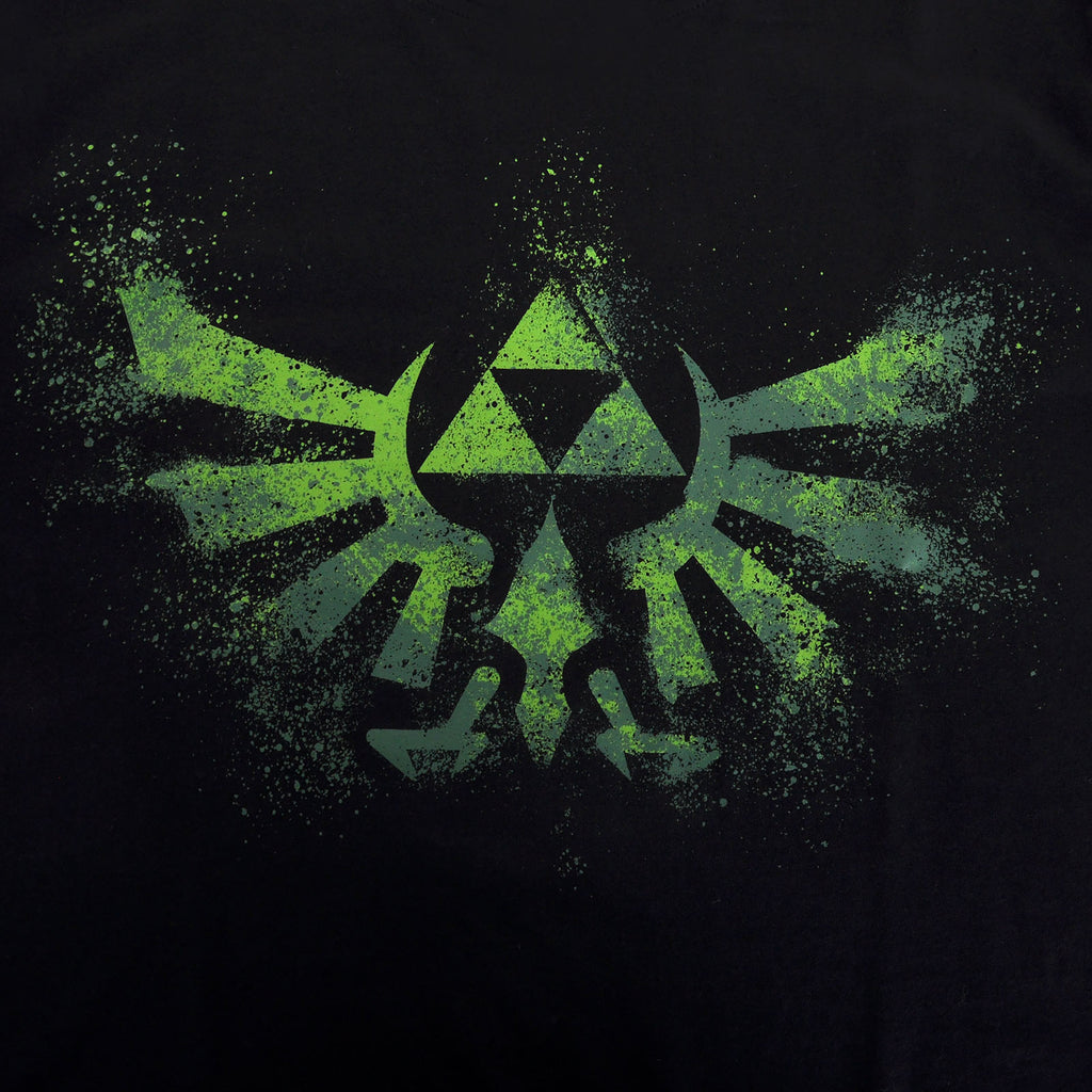 Immagine del prodotto Zelda - T-shirt con logo graffiti nera