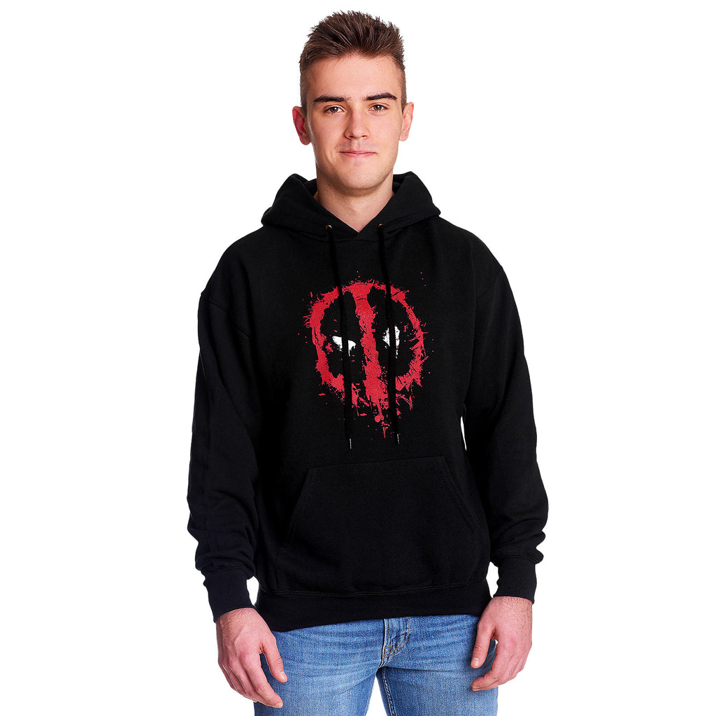 Immagine del prodotto Deadpool - Felpa con cappuccio nera con logo