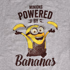 Product image Minions - Powered By Bananas Girlie Shirt grey