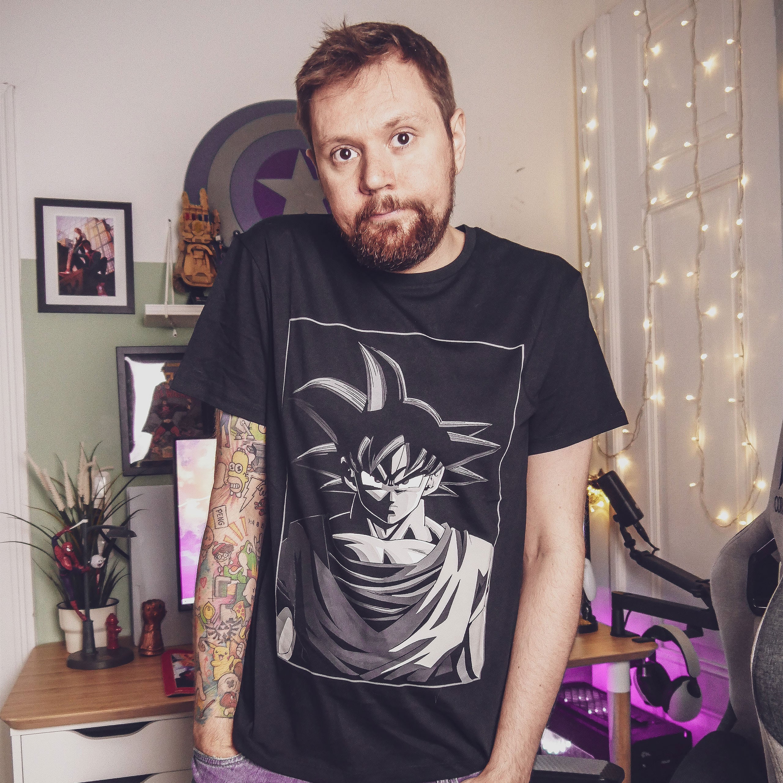 Immagine del prodotto Dragon Ball - T-Shirt Manga di Goku Nero