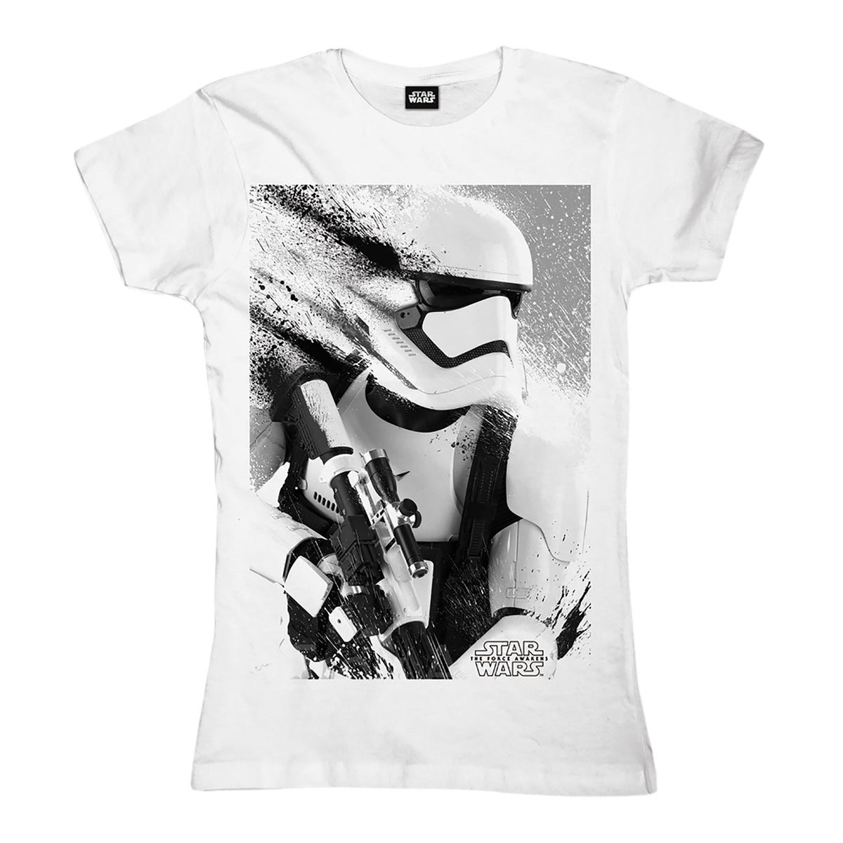Product image Star Wars - Stormtrooper Splatter Girlie Shirt white