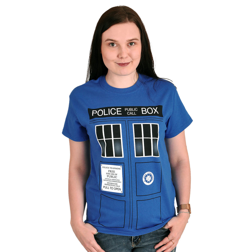 Immagine del prodotto Doctor Who - T-shirt Tardis blu