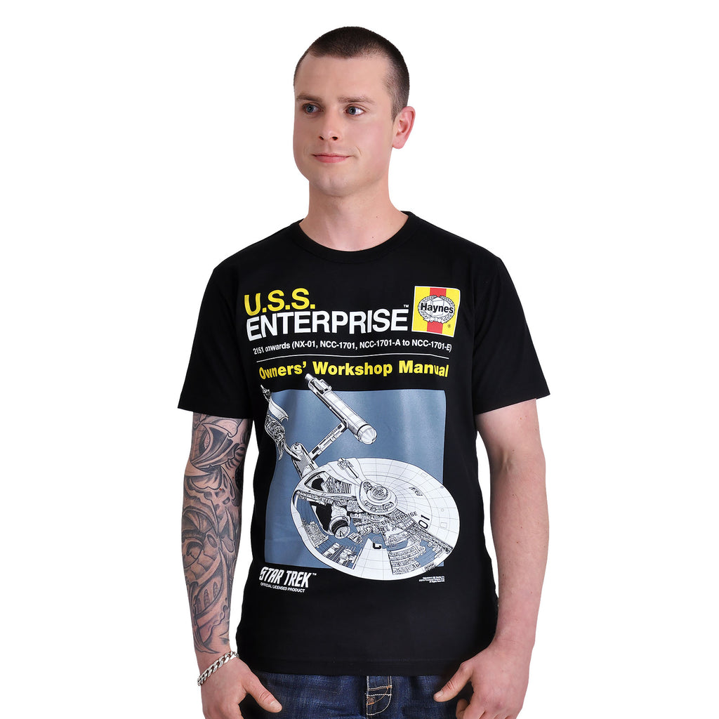 Immagine del prodotto Star Trek - T-shirt Haynes Manual nera
