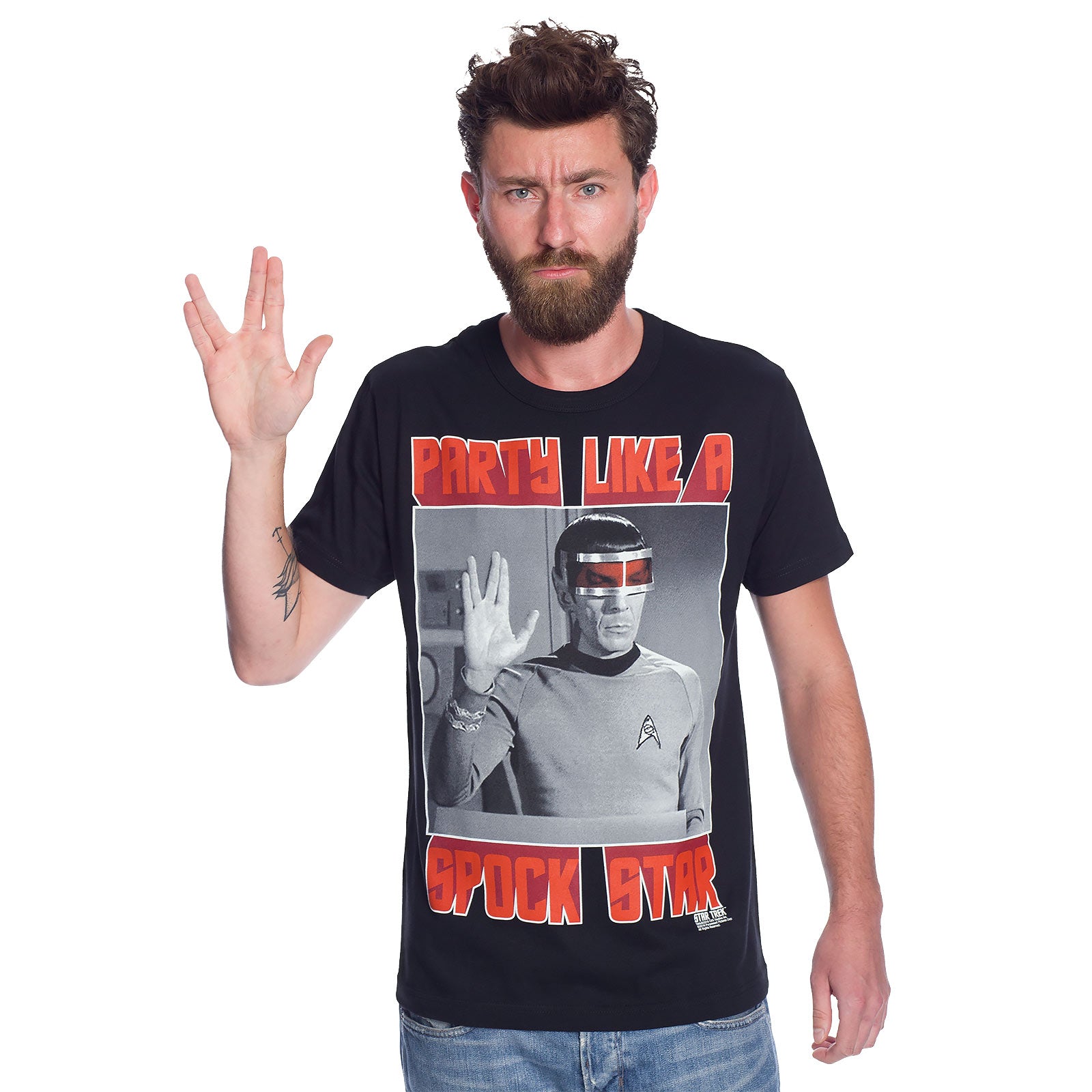 Immagine del prodotto Star Trek - T-shirt nera di Spock Star