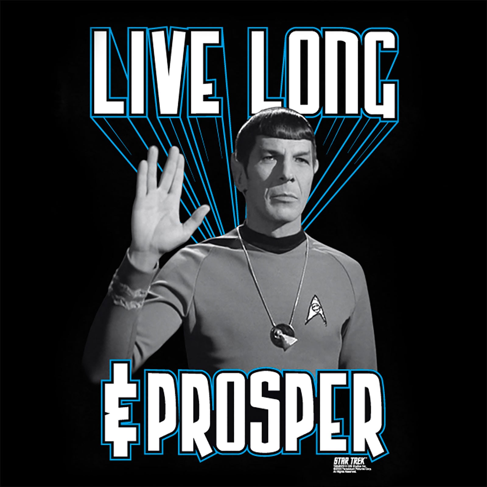 Immagine del prodotto Star Trek - Live Long And Prosper Spock T-shirt nera