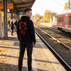 Immagine del prodotto Warcraft - Felpa con cappuccio nera con logo dell'Orda
