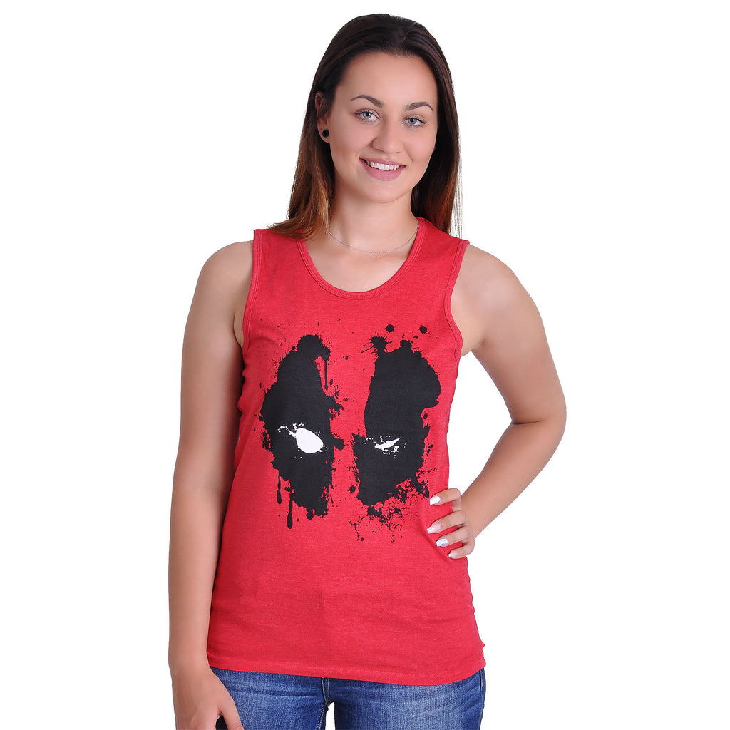 Immagine del prodotto Deadpool - Splash Head Tank Top rosso