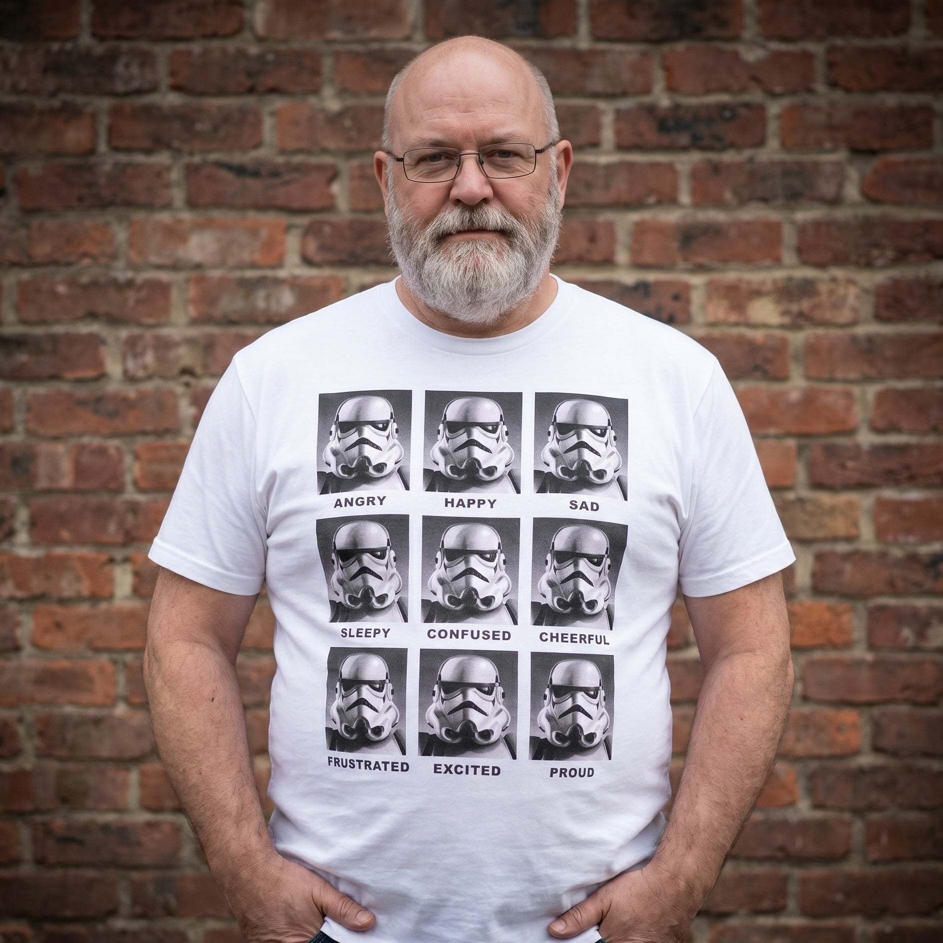 Immagine del prodotto Star Wars - T-shirt Multifaccia Stormtrooper bianca