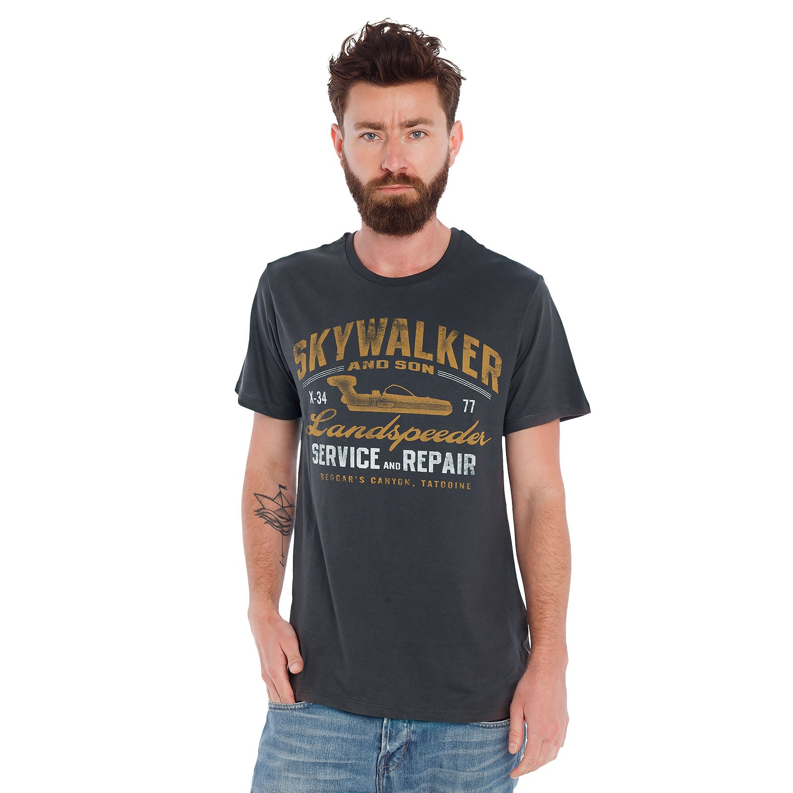 Immagine del prodotto Star Wars - T-shirt Landspeeder grigia