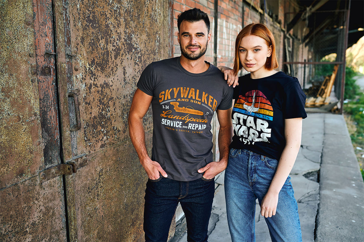 Immagine del prodotto Star Wars - T-shirt Landspeeder grigia