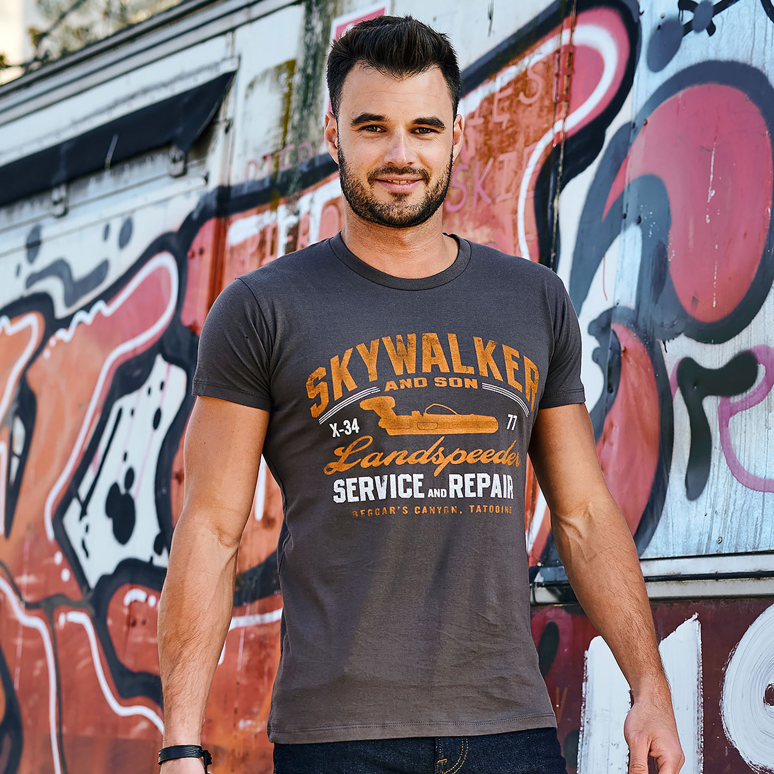 Immagine del prodotto Star Wars - T-shirt Landspeeder grigia