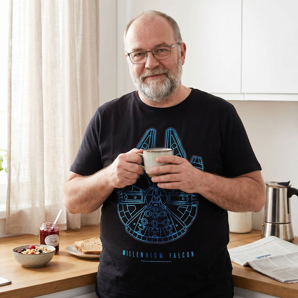 Immagine del prodotto Star Wars - T-Shirt nera Millennium Falcon