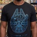 Immagine del prodotto Star Wars - T-Shirt nera Millennium Falcon