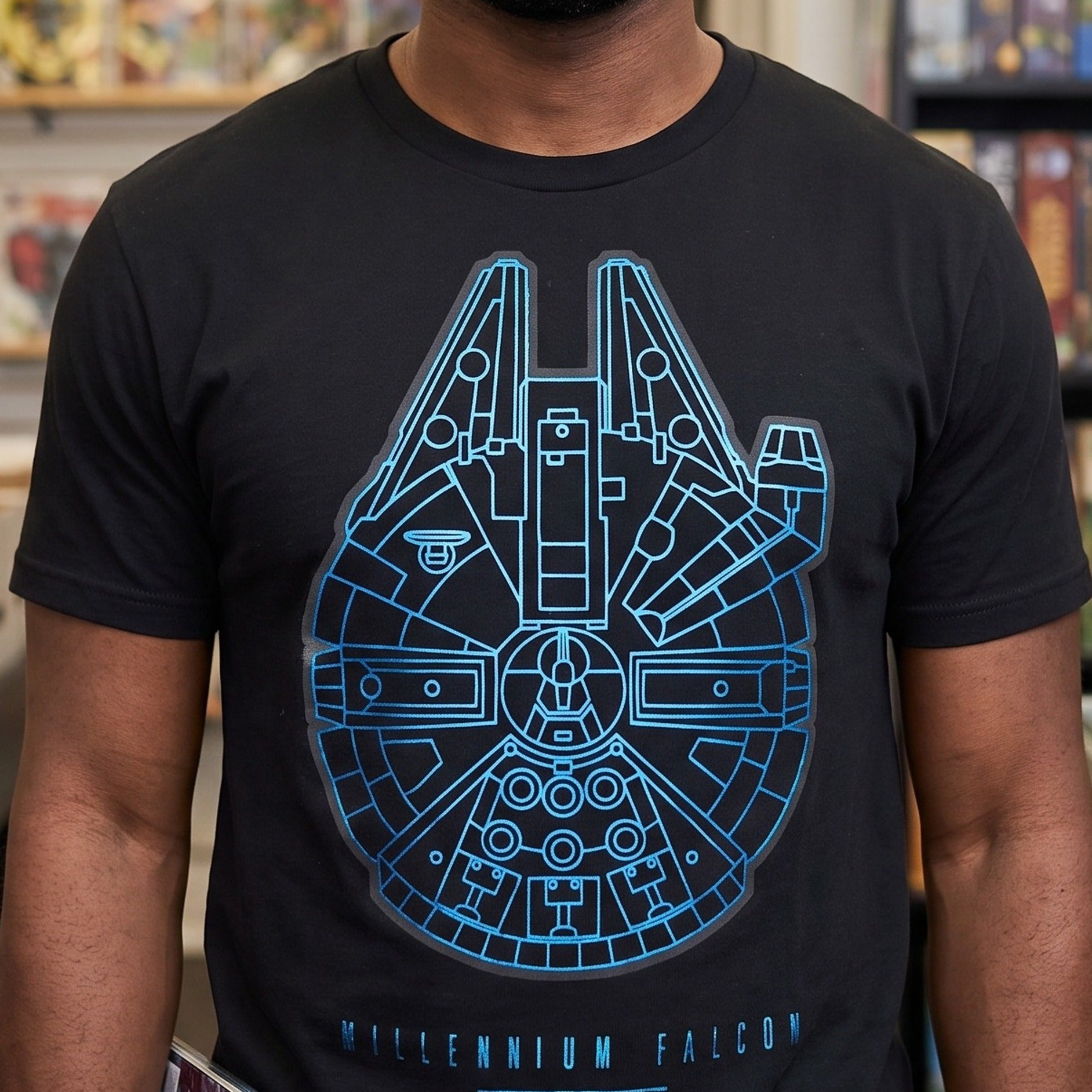 Immagine del prodotto Star Wars - T-Shirt nera Millennium Falcon