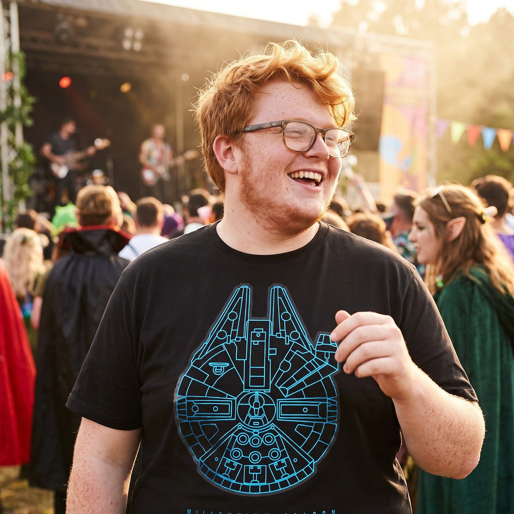Immagine del prodotto Star Wars - T-Shirt nera Millennium Falcon