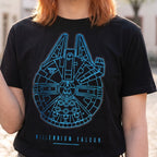 Immagine del prodotto Star Wars - T-Shirt nera Millennium Falcon