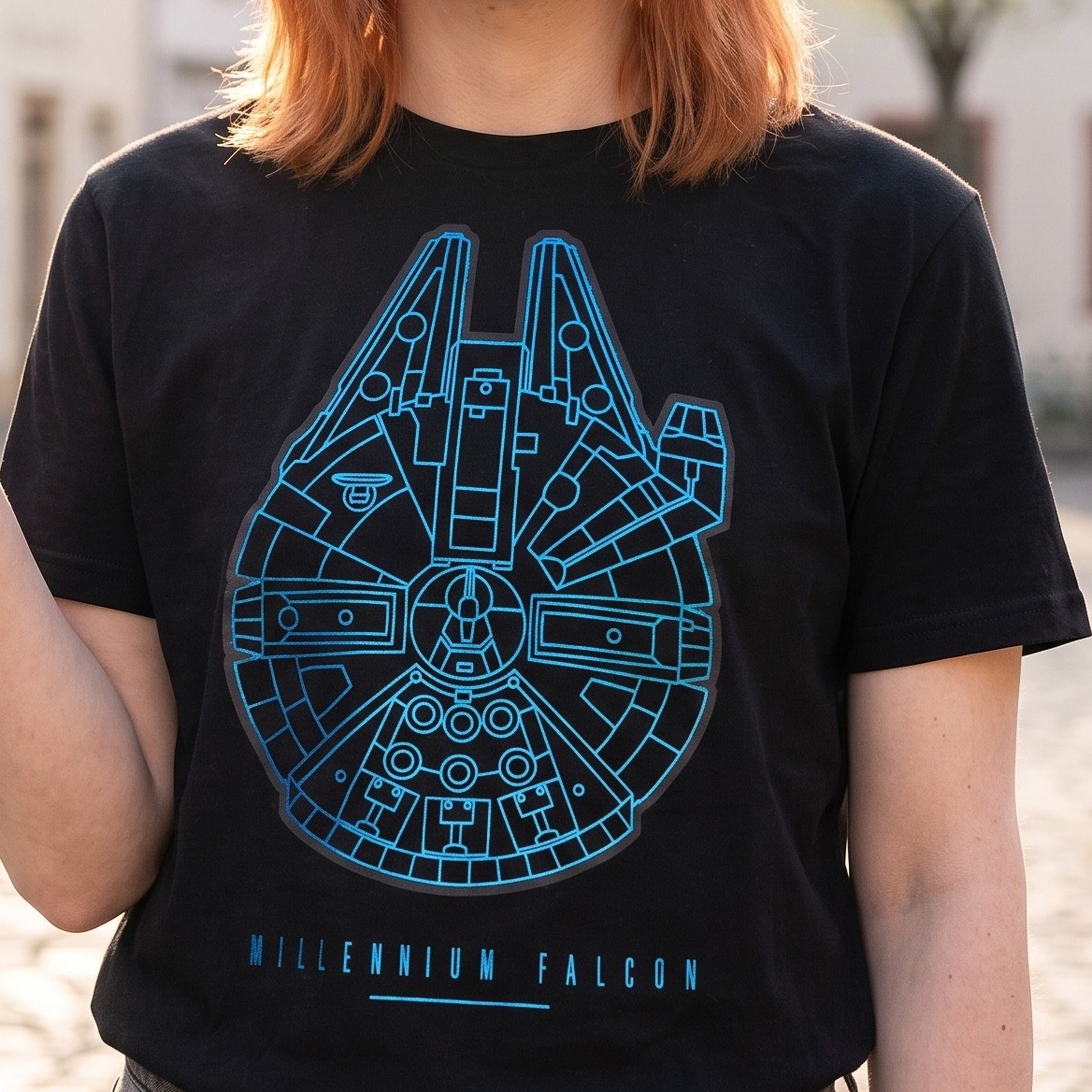 Immagine del prodotto Star Wars - T-Shirt nera Millennium Falcon