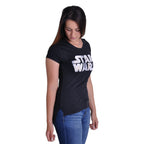 Product image Star Wars - Distressed Logo Girlie Shirt Black