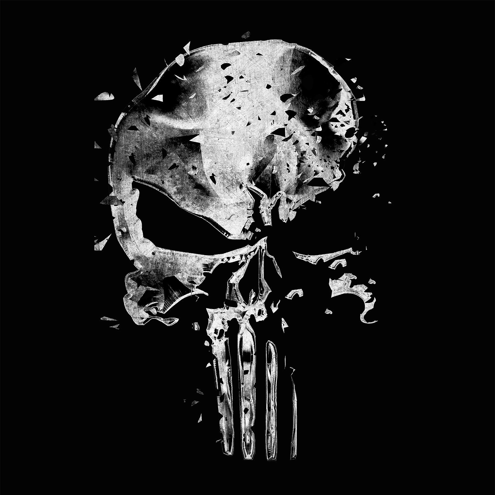 Immagine del prodotto Punisher - T-shirt con teschio nero