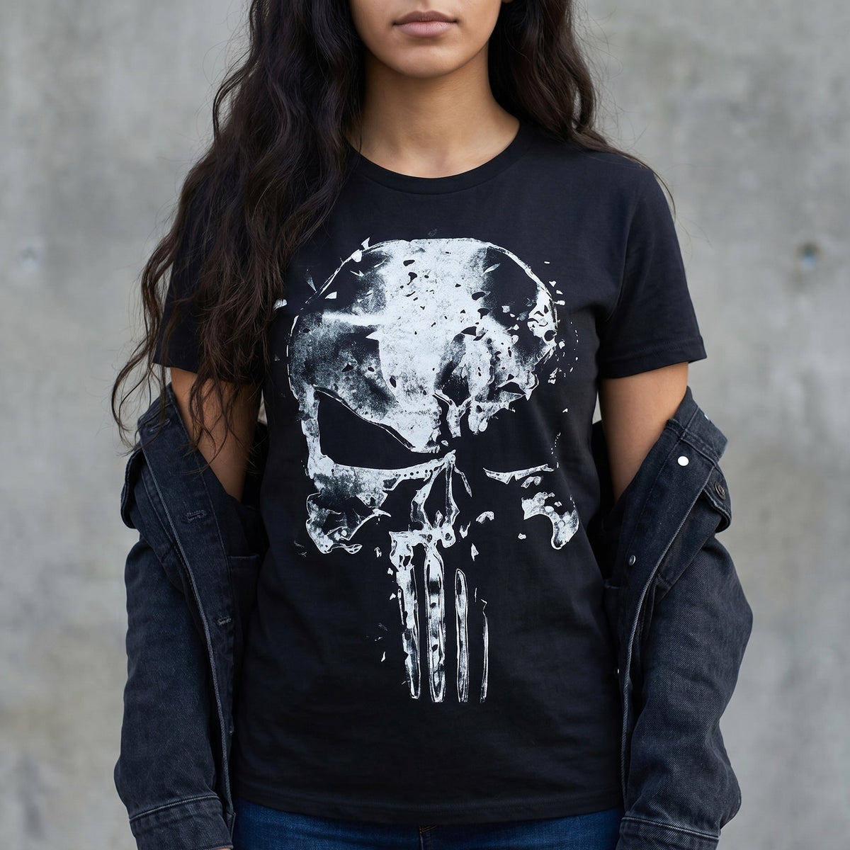 Immagine del prodotto Punisher - T-shirt con teschio nero
