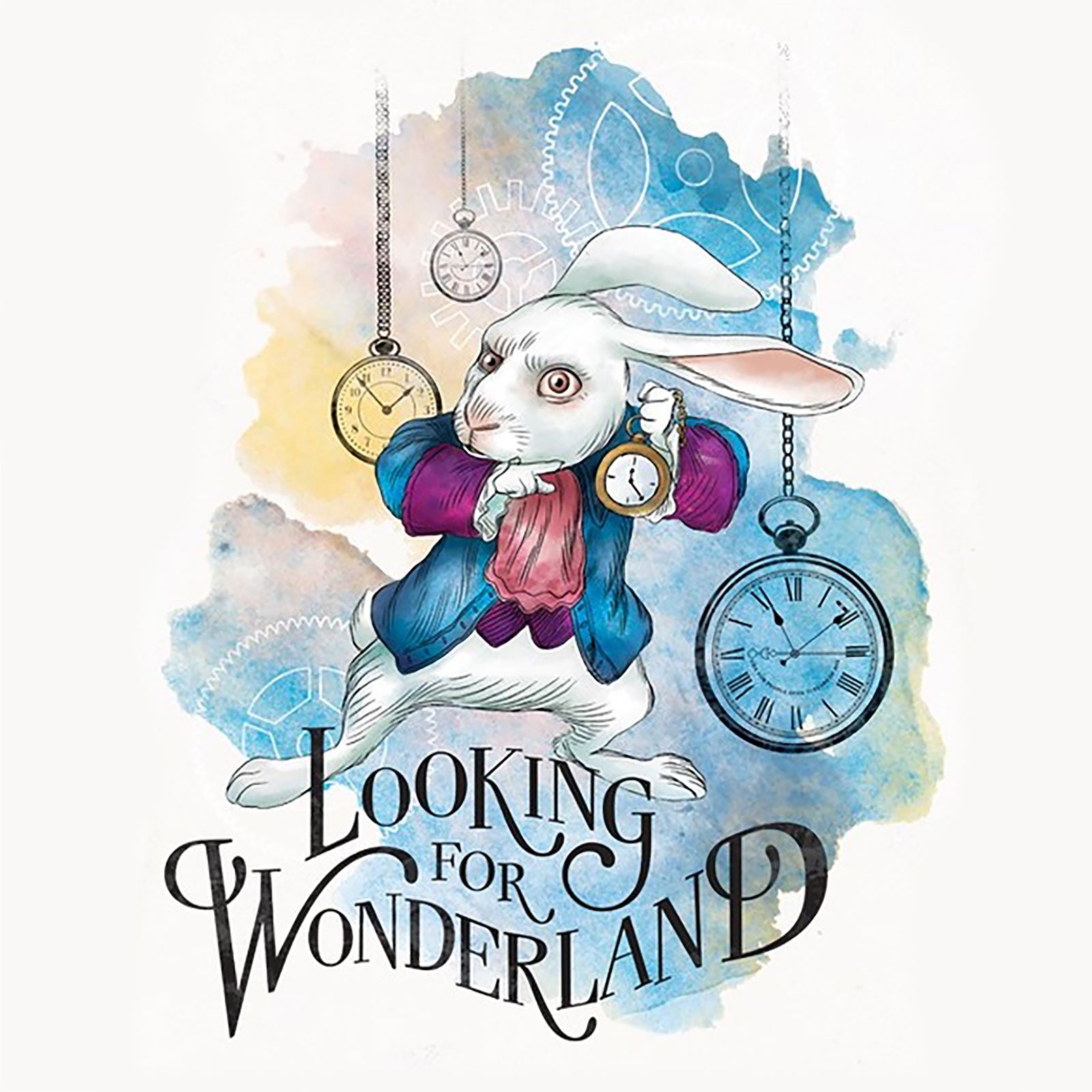 Immagine del prodotto Alice nel Paese delle Meraviglie - Maglietta da ragazza Wonderland bianca
