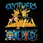 Immagine del prodotto One Piece - Maglietta Brothers nera