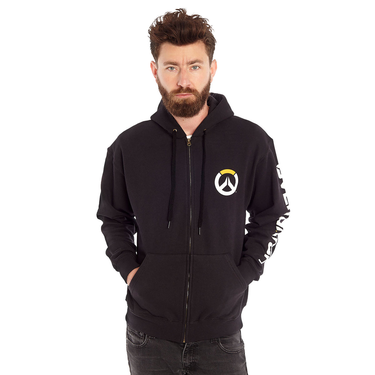 Immagine del prodotto Overwatch - Felpa con cappuccio nera con logo