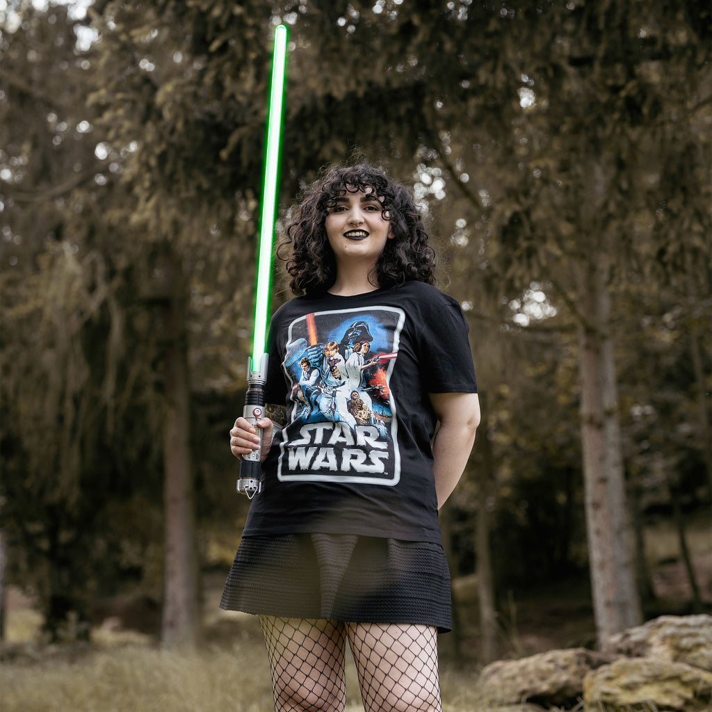 Product image Star Wars - Retro Movie Poster T-Shirt Black