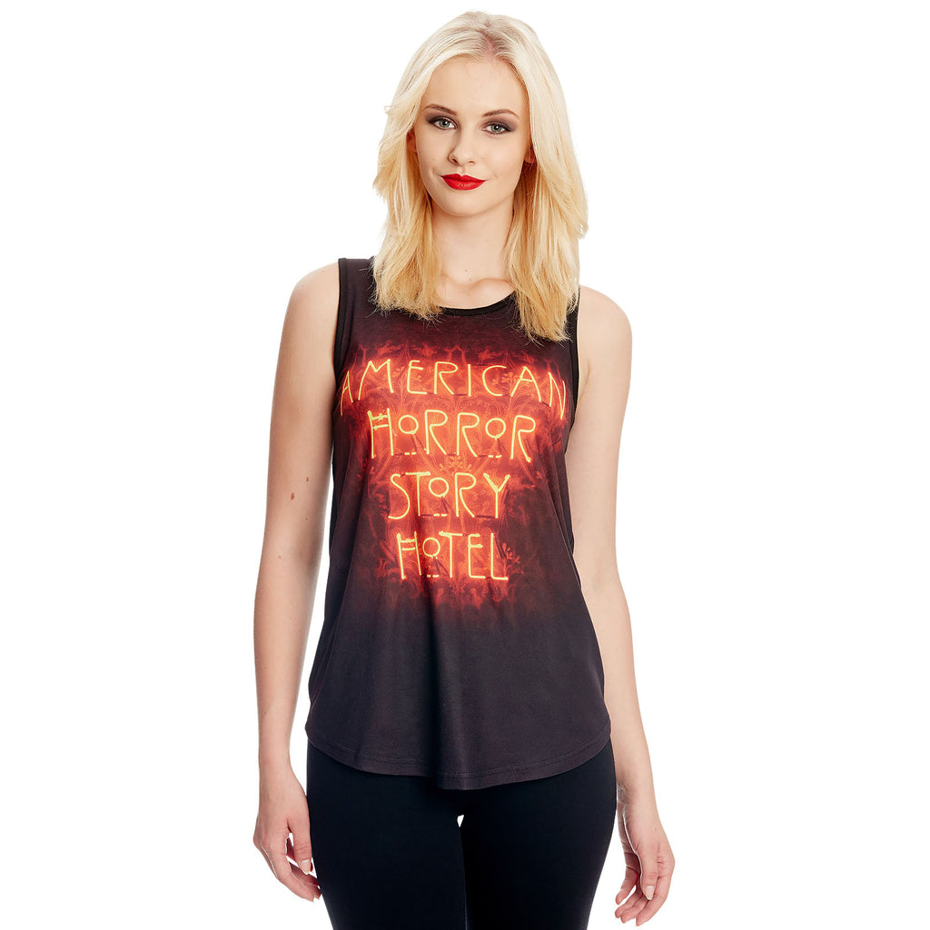 Immagine del prodotto American Horror Story - Canotta con logo al neon dell'Hotel