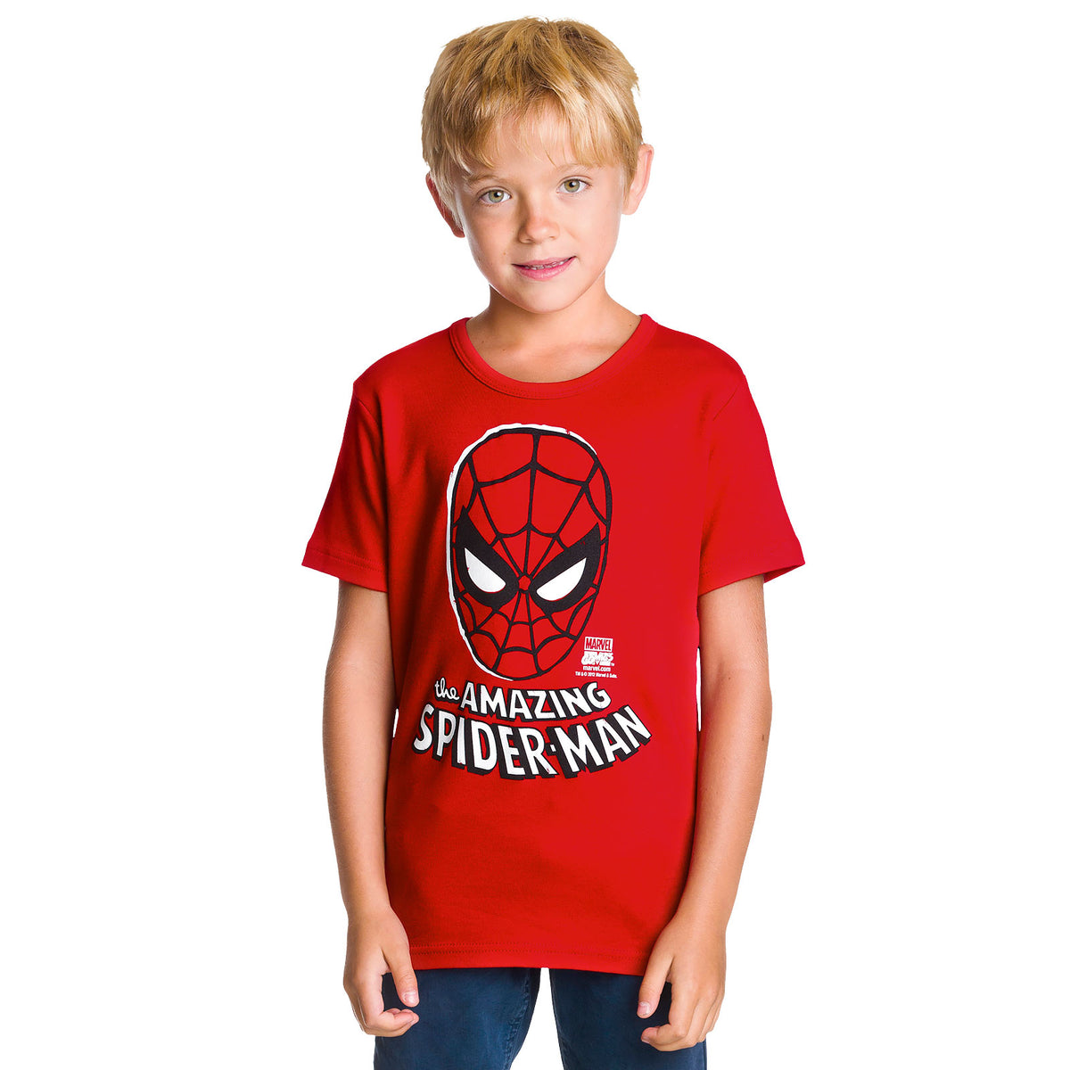 Immagine del prodotto Spider-Man - Maglietta per bambini con maschera rossa