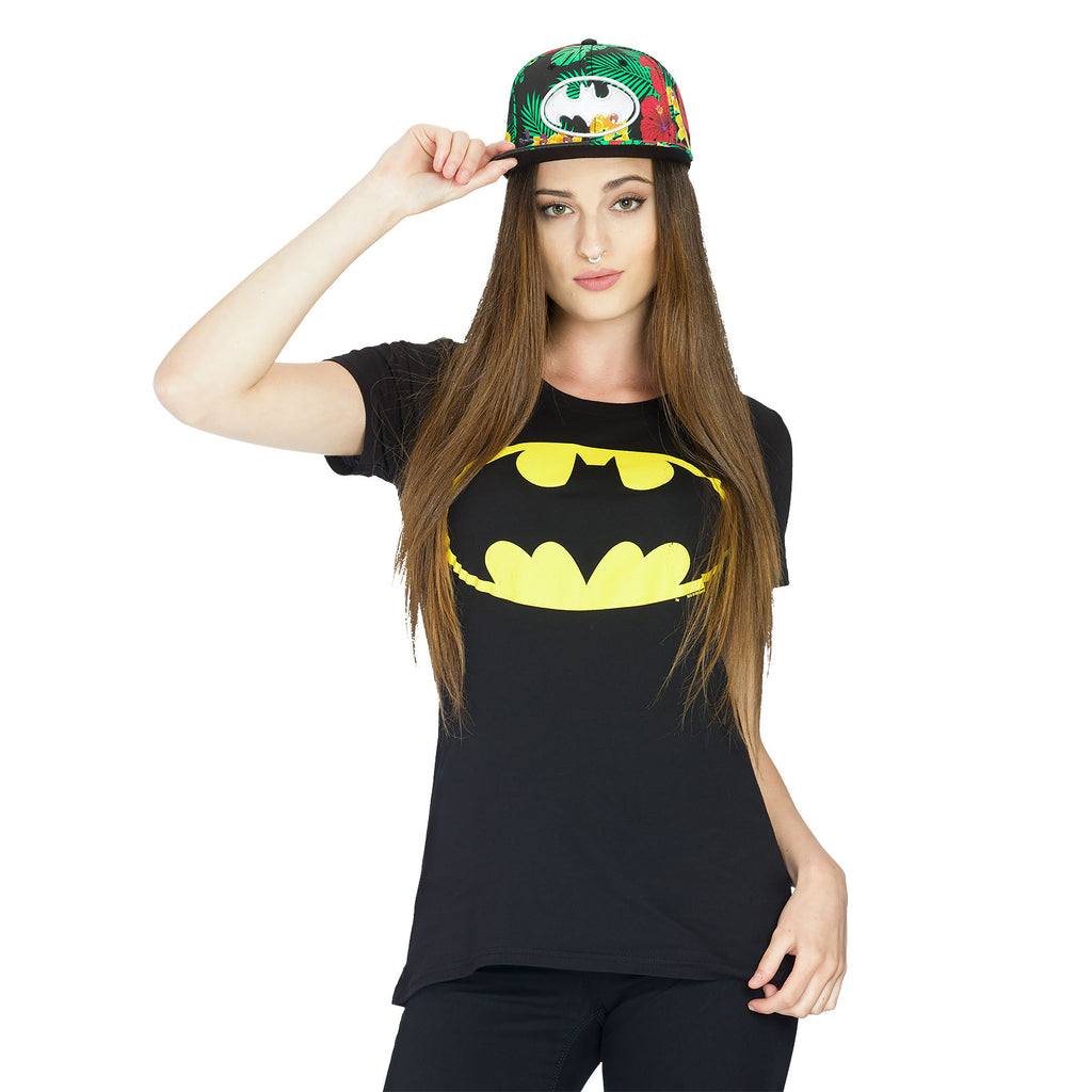Immagine del prodotto Batman - Maglietta da ragazza con logo nero