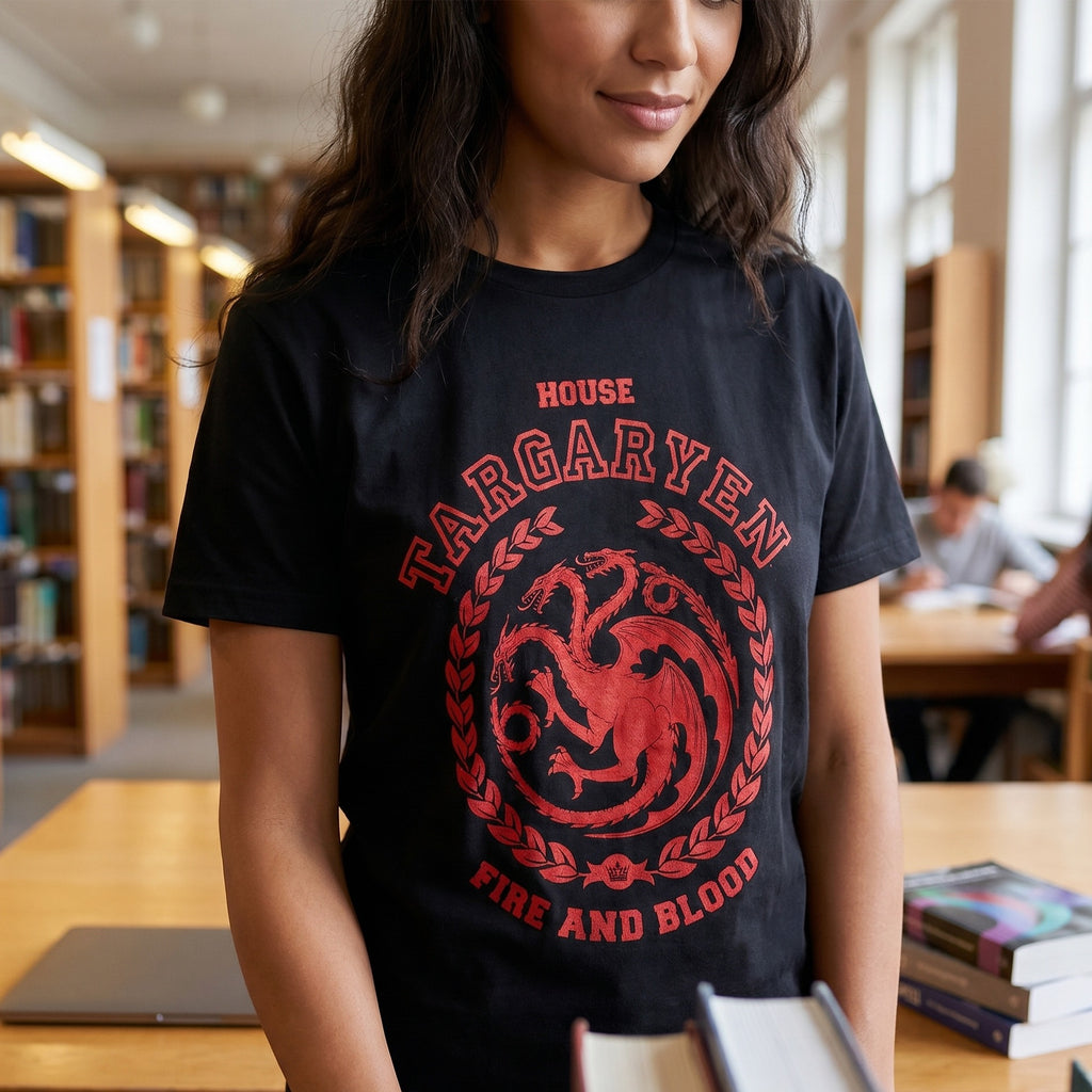 Immagine del prodotto Game of Thrones - Targaryen stemma T-shirt nera