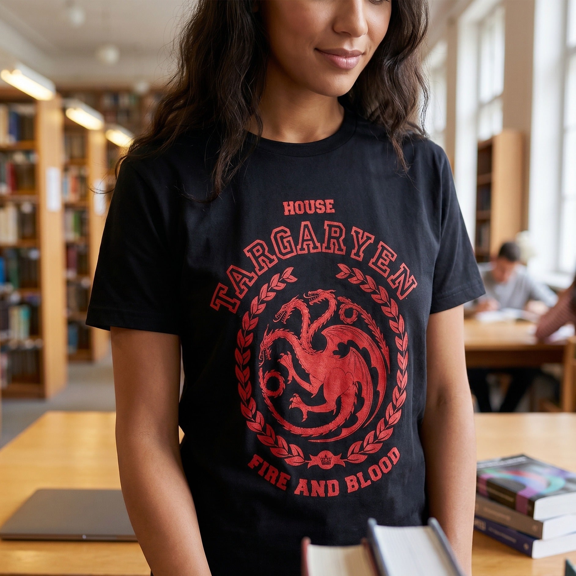 Immagine del prodotto Game of Thrones - Targaryen stemma T-shirt nera