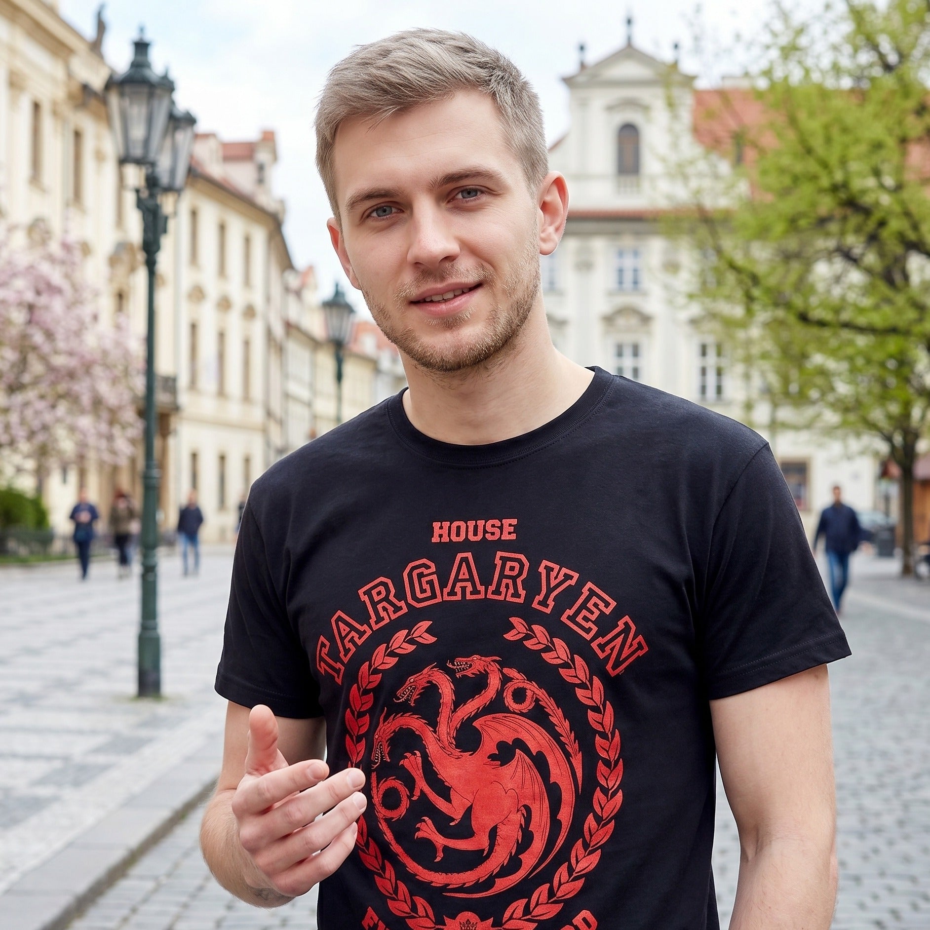 Immagine del prodotto Game of Thrones - Targaryen stemma T-shirt nera