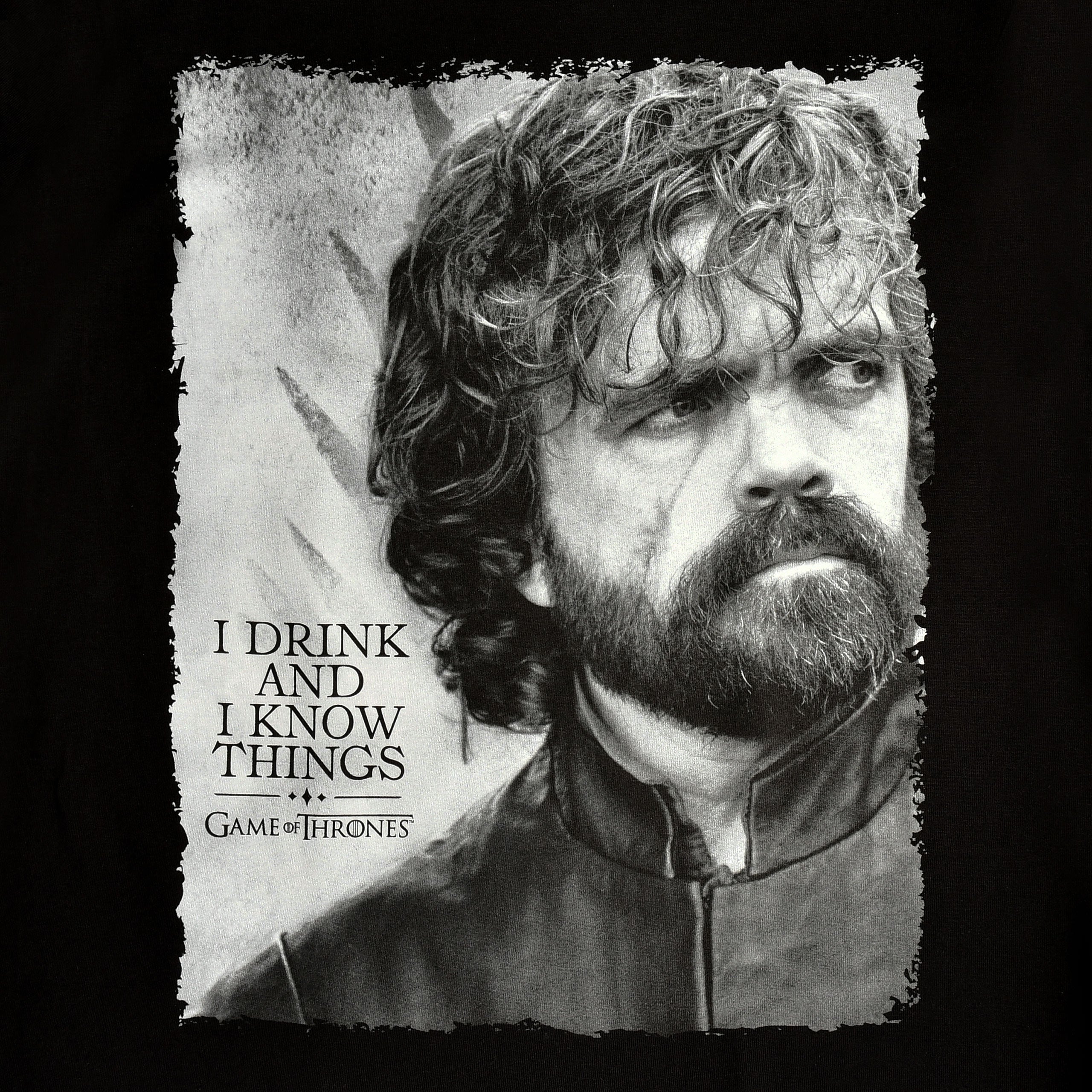 Immagine del prodotto Game of Thrones - T-shirt nera Tyrion Drink And Know Things
