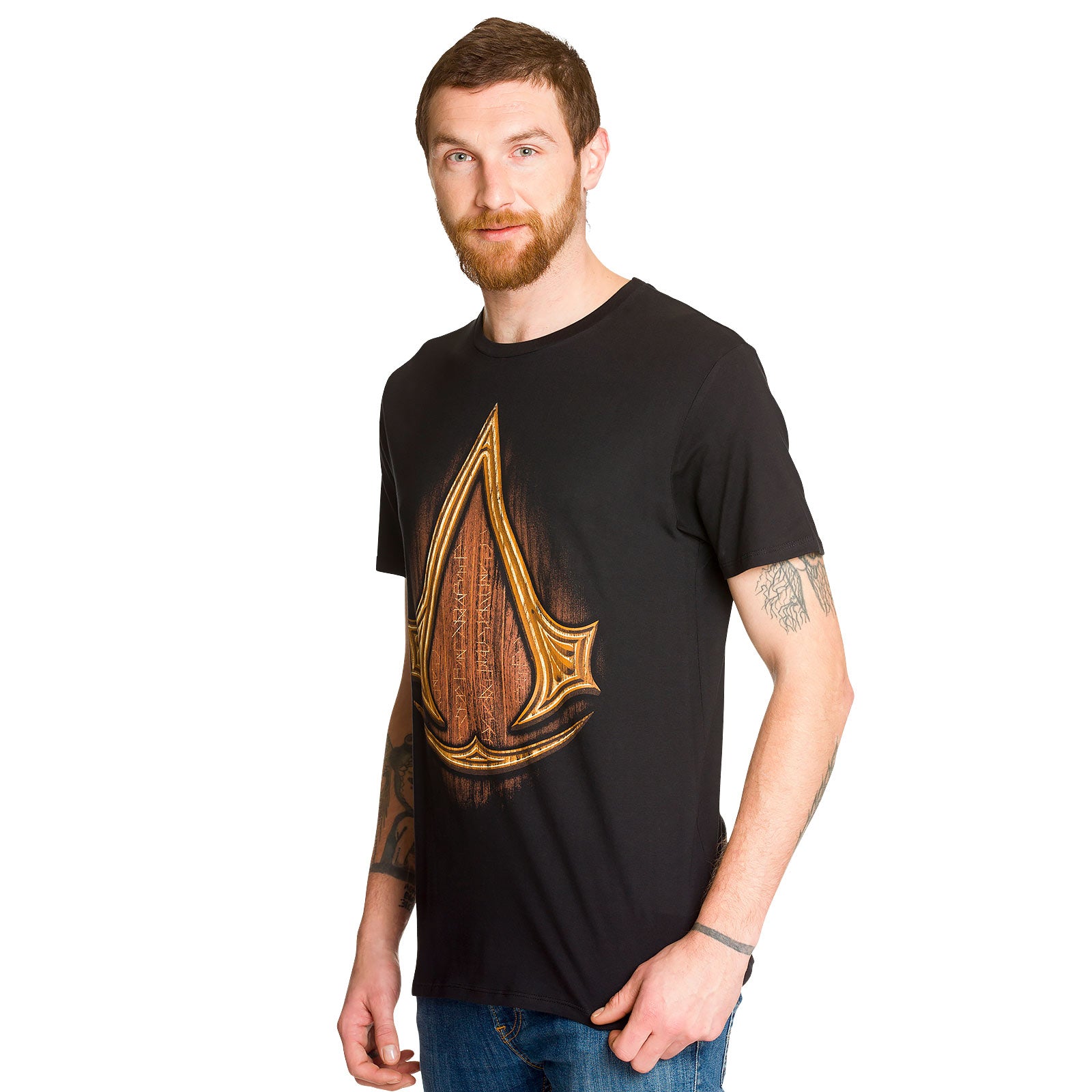 Immagine del prodotto Assassins Creed - Insignia Wood T-Shirt nera