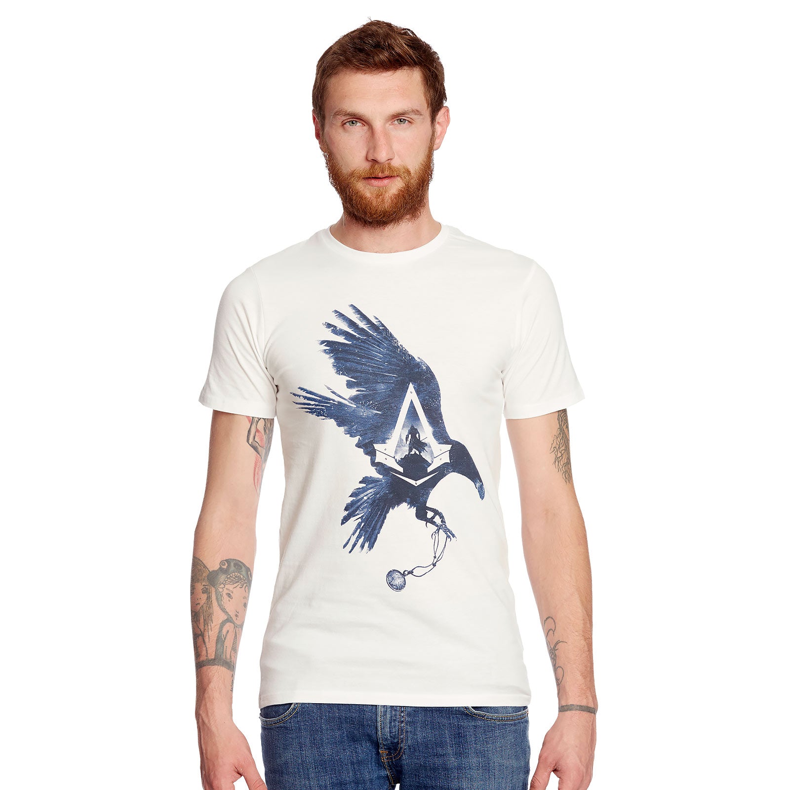 Immagine del prodotto Assassins Creed - T-shirt bianca di Jacob Frye Raven